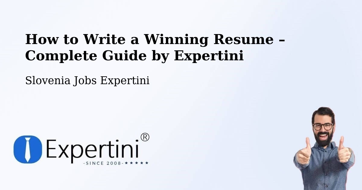 Resume Writing Guide for Job Seekers – Krog - Krog, Slovenia Jobs Expertini